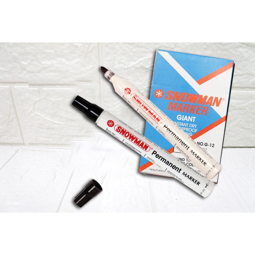 

Spidol Snowman Permanent Marker G 12 / Permanent Marker
