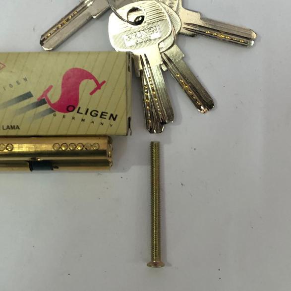 Silinder Kunci SOLIGEN SILINDER KUNCI Computer KUNINGAN 5 ANAK KUNCI