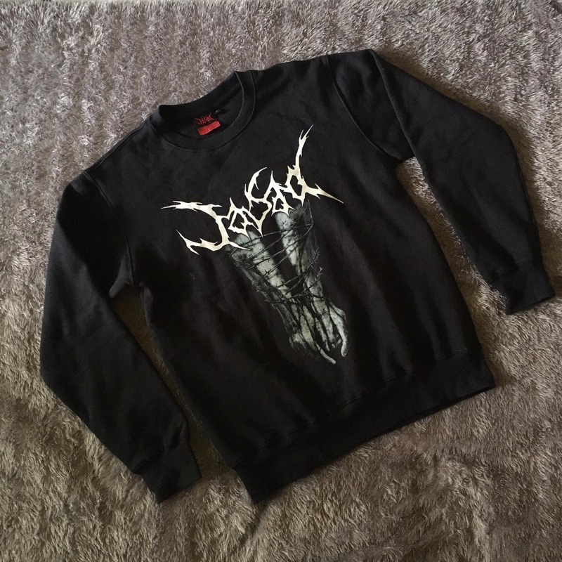 monggo crewneck jasad original resmiii not deadsquad x isyana seringai x raisa