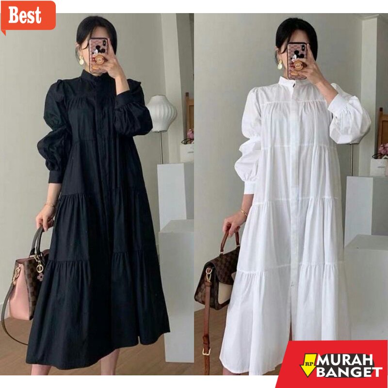 model dress terbaru 2022 MAXI DRESS QIQI DRESS ZARA BASIC
