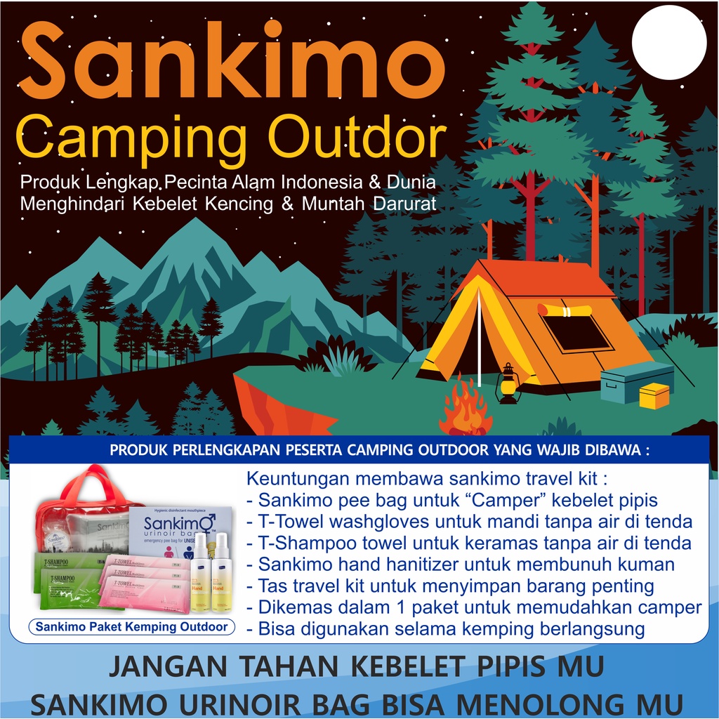 Paket ALat Camping Lengkap - Sankimo Travel Kit Outdoor