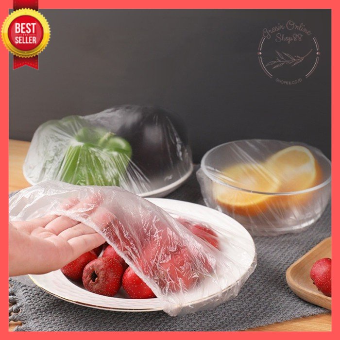 GOS - E114 - Plastik Pelindung Makanan - Plastik Wrapping Makanan - Plastik Pelindung Sayur Buah Cling Wrap