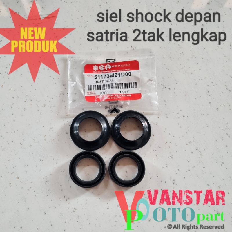 siel debu sil shock depan satria hiu lumba 2tak tornado lengkap isi 4