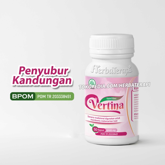 VERTINA obat penyubur kandungan pelancar haid