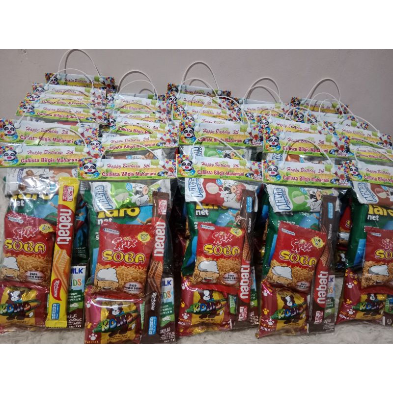 

paket snack ultah, khitan, syukuran dll murah berkualitas
