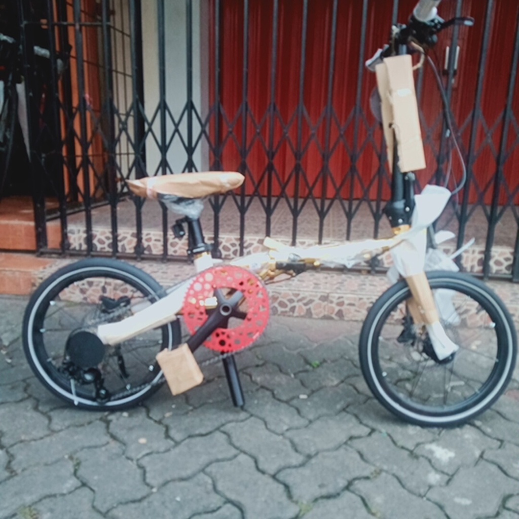 sepeda lipat troy gold speed 10