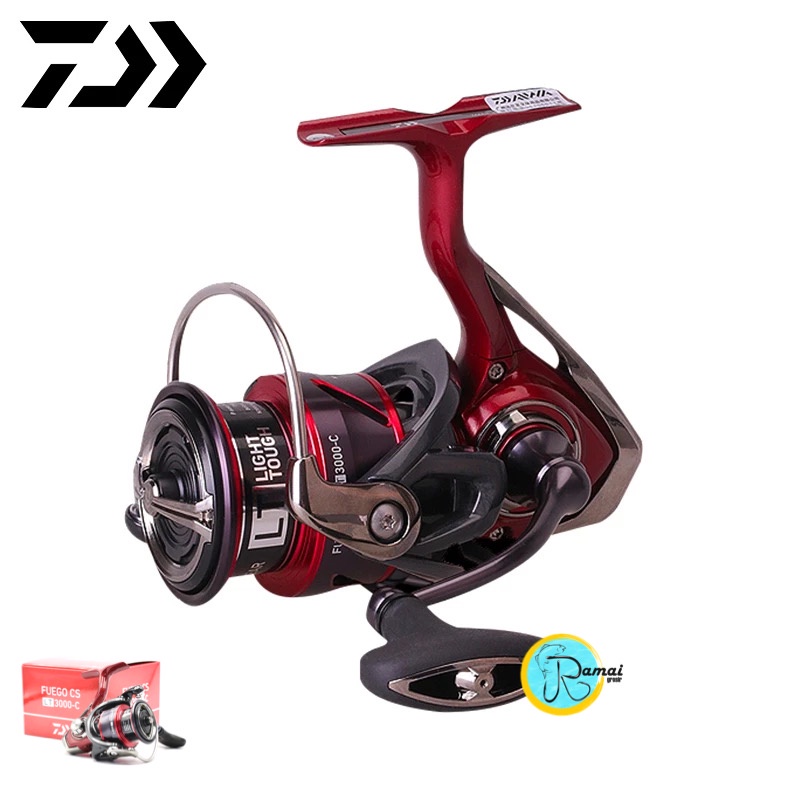 Reel DAIWA FUEGO CS LT New 2021 Power Handle 1000XH 2500  DRAG 10KG Original/RAMAI PANCING