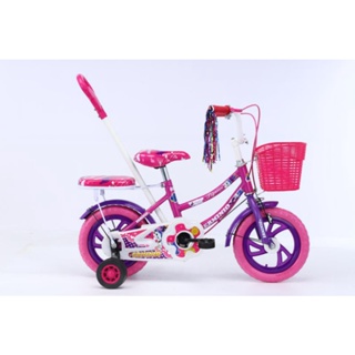 Sepeda Eva mini 12”ban mati tidak perlu pomp(FREE BELL) STIR DORONG bisa dilepas untuk anak 2 sd 4 thn ada roda bantu