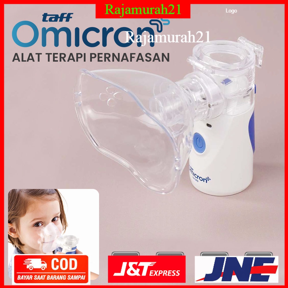 Omicron Alat Terapi Pernafasan Asma Inhale Nebulizer - YM-3R9 - White - OMHRFZWH