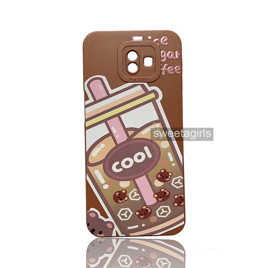 Casing Silikon Lucu untuk Samsung Galaxy J6 Plus - Model Pro Cam - Casing peach Case Gemoy - Bisa Bayar ditempat - sweetacase.id - Case Cubit Lucu - Karakter -  Softcase - Case Gemoy - Kesing - Aesthetic - Boneka 3D
