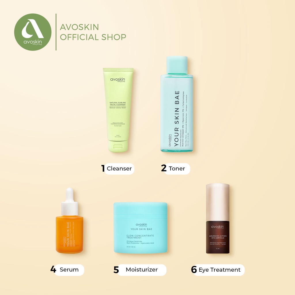 Avoskin Your Skin Bae Serum Tranexamic Acid 3% + Glycolic Acid + Cranberry + Licorice (30ml) untuk Kulit Sensitif