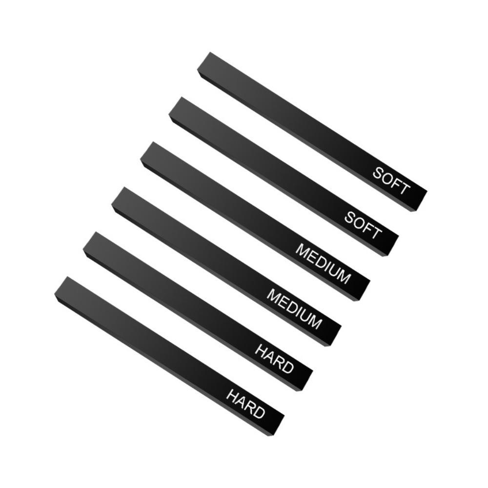 Lanfy Compressed Carbon Bar 2B 4B 6B 6pcs/Set Menggambar Siswa Artis Sketsa Carbon Pen