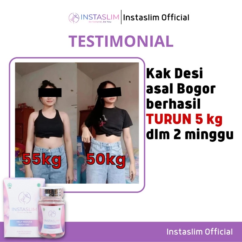 STRONG BOOSTER INSTASLIM - 5X TURUN BB LEBIH CEPAT - DIET TERAMPUH - PELANGSING BADAN AMPUH
