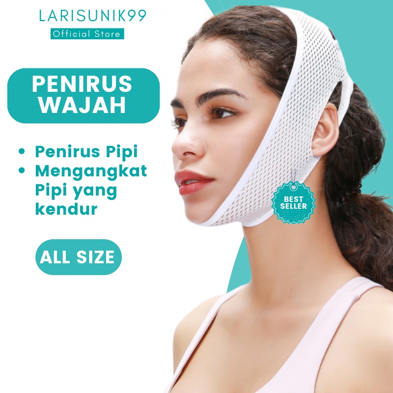 Korset Wajah Penirus Pipi Face Lift Slim Belt V Shape Perawatan Wajah Korset Double Chin