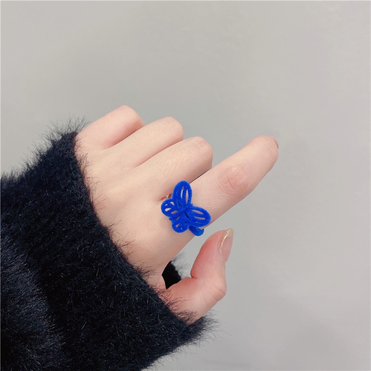 Cincin Adjustable Bentuk Kelinci Lucu Gaya Korea Untuk Wanita