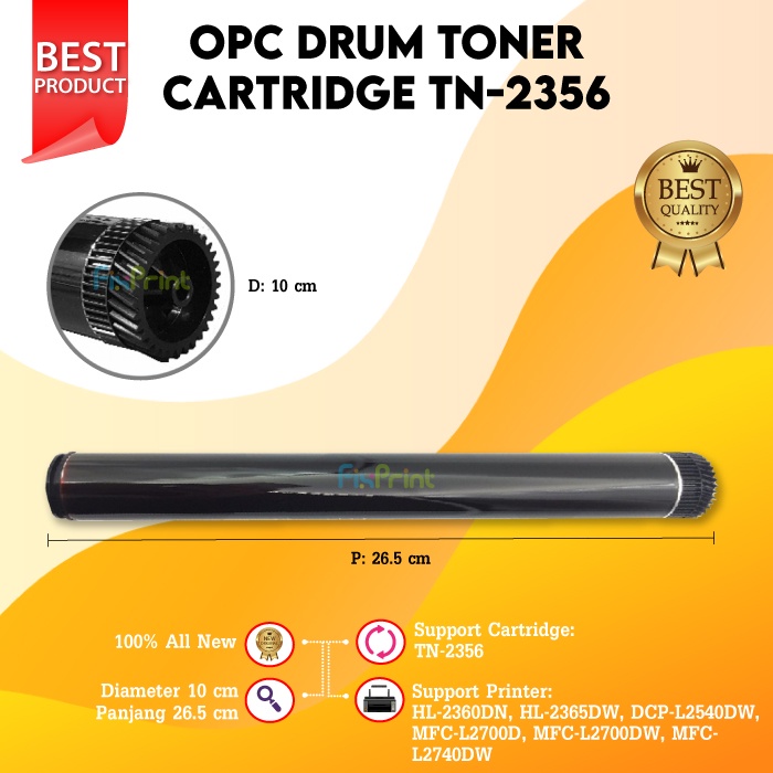 OPC Drum Brother HL-2540 2740 TN2306 TN 2356 DR 2306 Printer DN DCP-L2540DW MFC-L2700DW MFC-L2740DW