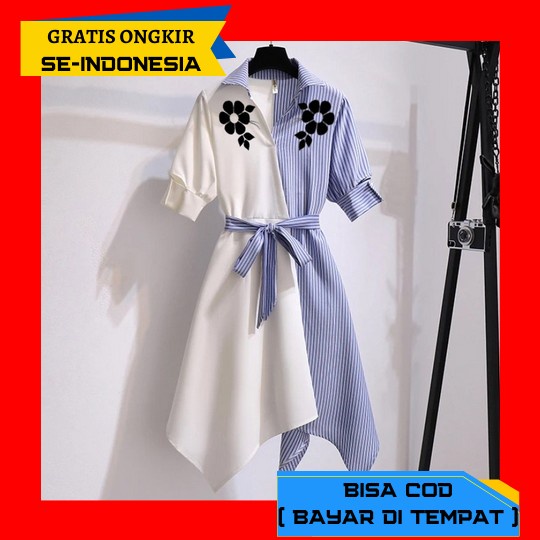 Baju Dress Pesta Wanita Kondangan Moscrepe Tile Dewasa Remaja Terbaru 2022 Kekinian Imlek Natal Kuen