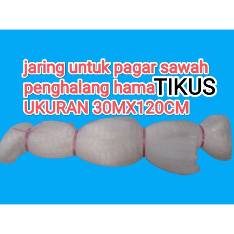 Jaring pengaman hama TIKUS untuk jaring pagar sawah jaring pengaman kebun jagung