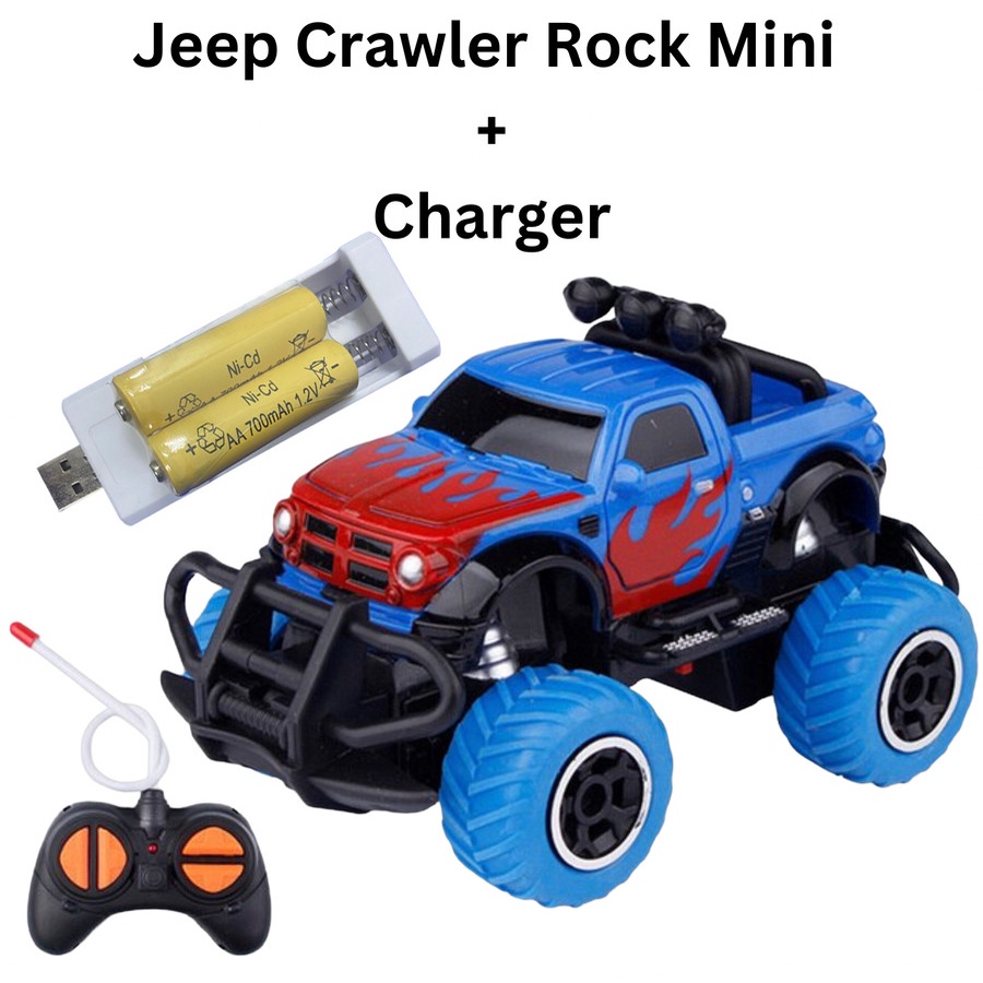 Mobil Remote Control Mobil Remot RC SUV Jeep Off Road Mini Plus Charger