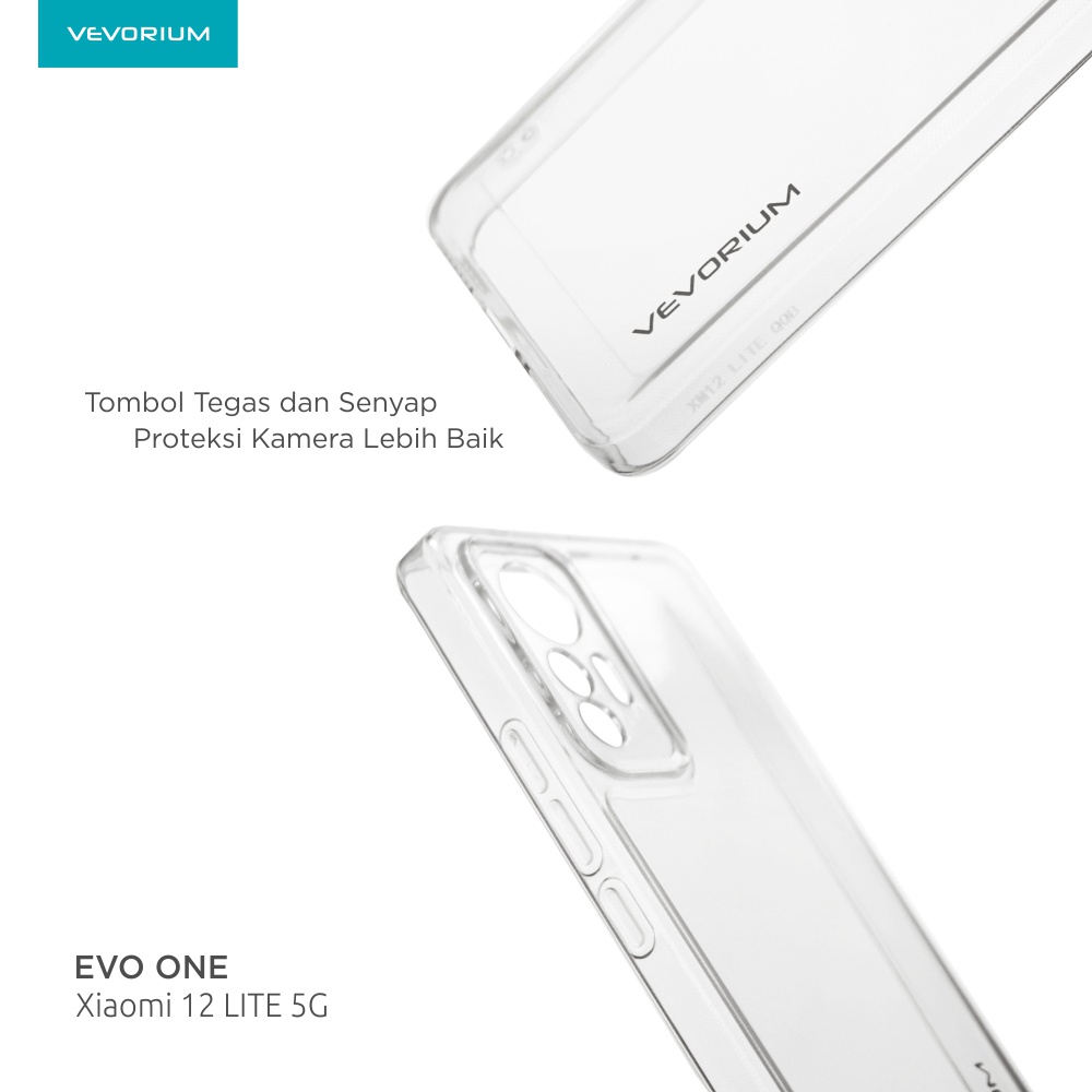 VEVORIUM EVO C1 Xiaomi 12 LITE 5G Clear Soft Case