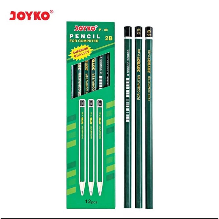 

pensil 2B / Pensil Joyko P-88 / 2B / 1Box =12pcs
