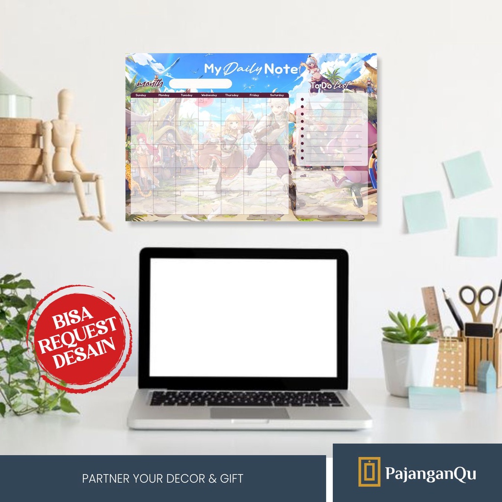 

Daily Note Custom Desain 30x45 bisa dihapus