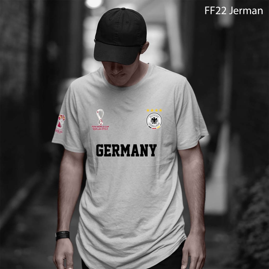 baju piala dunia qatar 2022 jerman premium lengan pendek