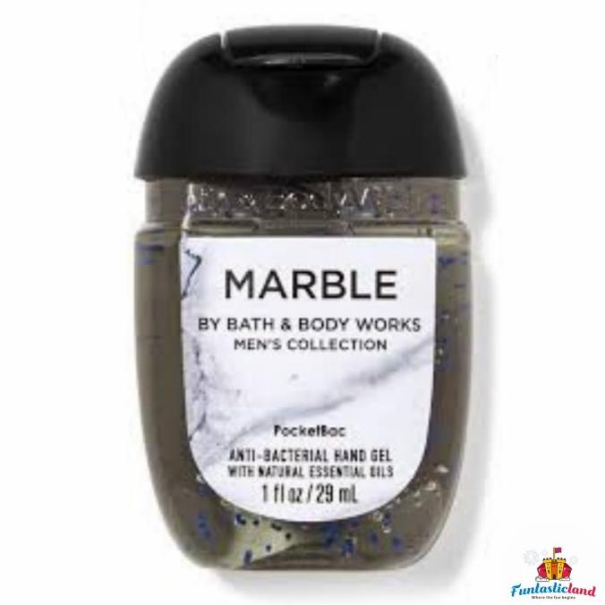 Bath & Body Works Bbw Pocketbac Hand Sanitizer Men'S Collection Marble