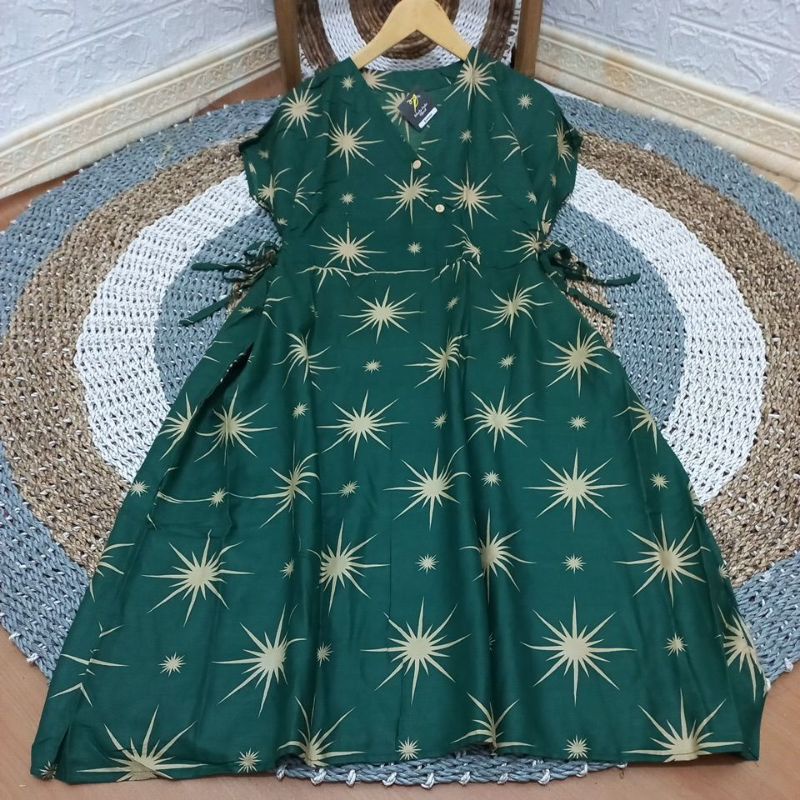DRESS KIMONO VANESA TERBARU/DRESS MOTIF TERLARIS-Btg army