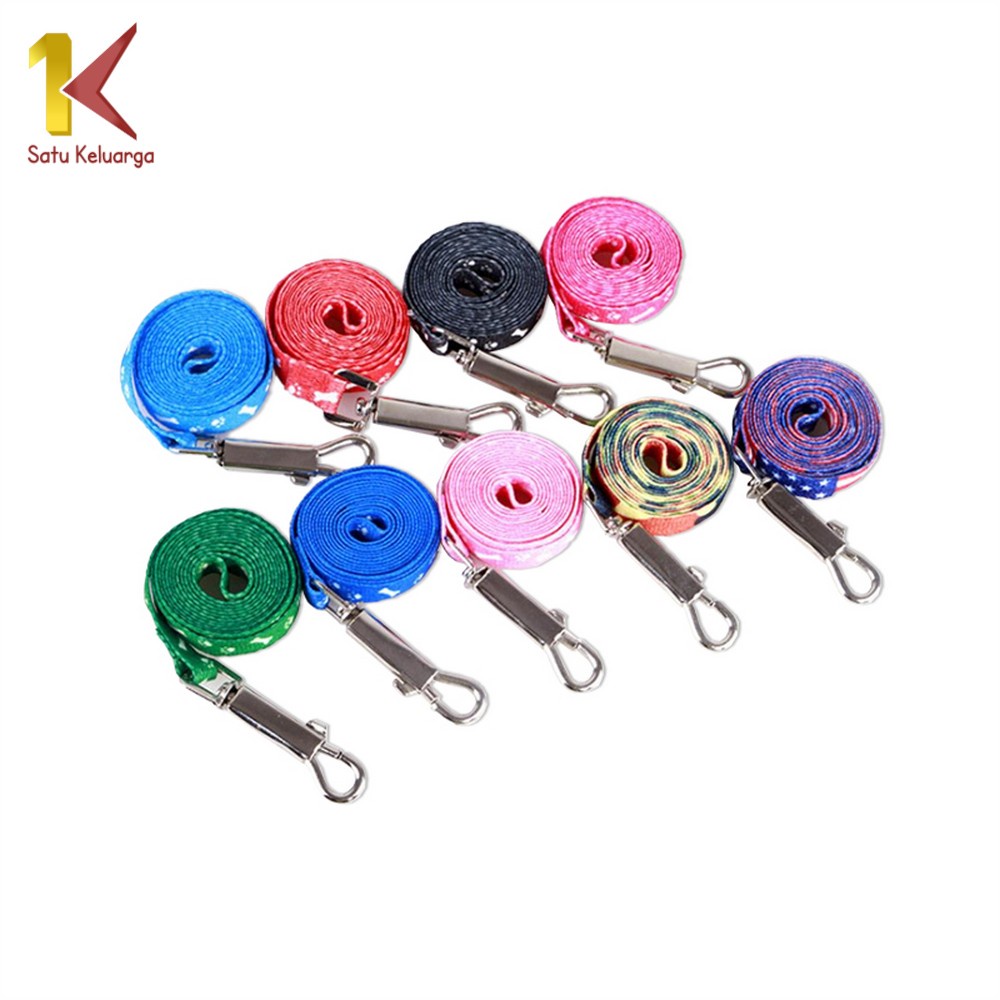 Satu Keluarga Tali Tuntun Hewan C573 Aksesoris Hewan Bentuk Y Motif Tali Penuntun Jalan Hewan Kucing