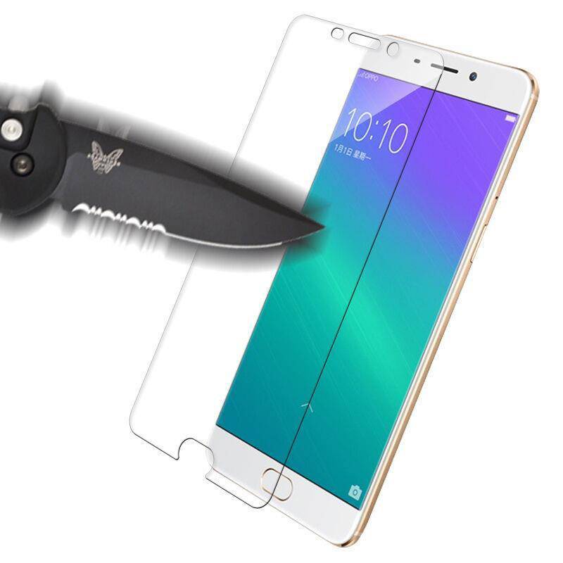2pcs Pelindung Layar Tempered Glass 9H HD Untuk OPPO F7 A57 R7S R7 R9S R9 R15 Plus