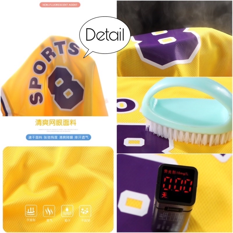 (1 - 5 Tahun) Jersey Premium Anak / Jersey Sport anak / Baju basket anak untuk Anak &amp; Bayi Setelan anak import