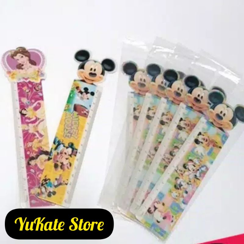 

Penggaris Karakter Mickey Mouse 15 cm