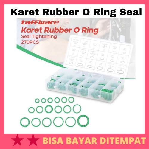 Karet Rubber O Ring Seal Tightening 270PCS / Karet Rubber O Ring Seal Sil Kit Sparepart Box Pcp Dong