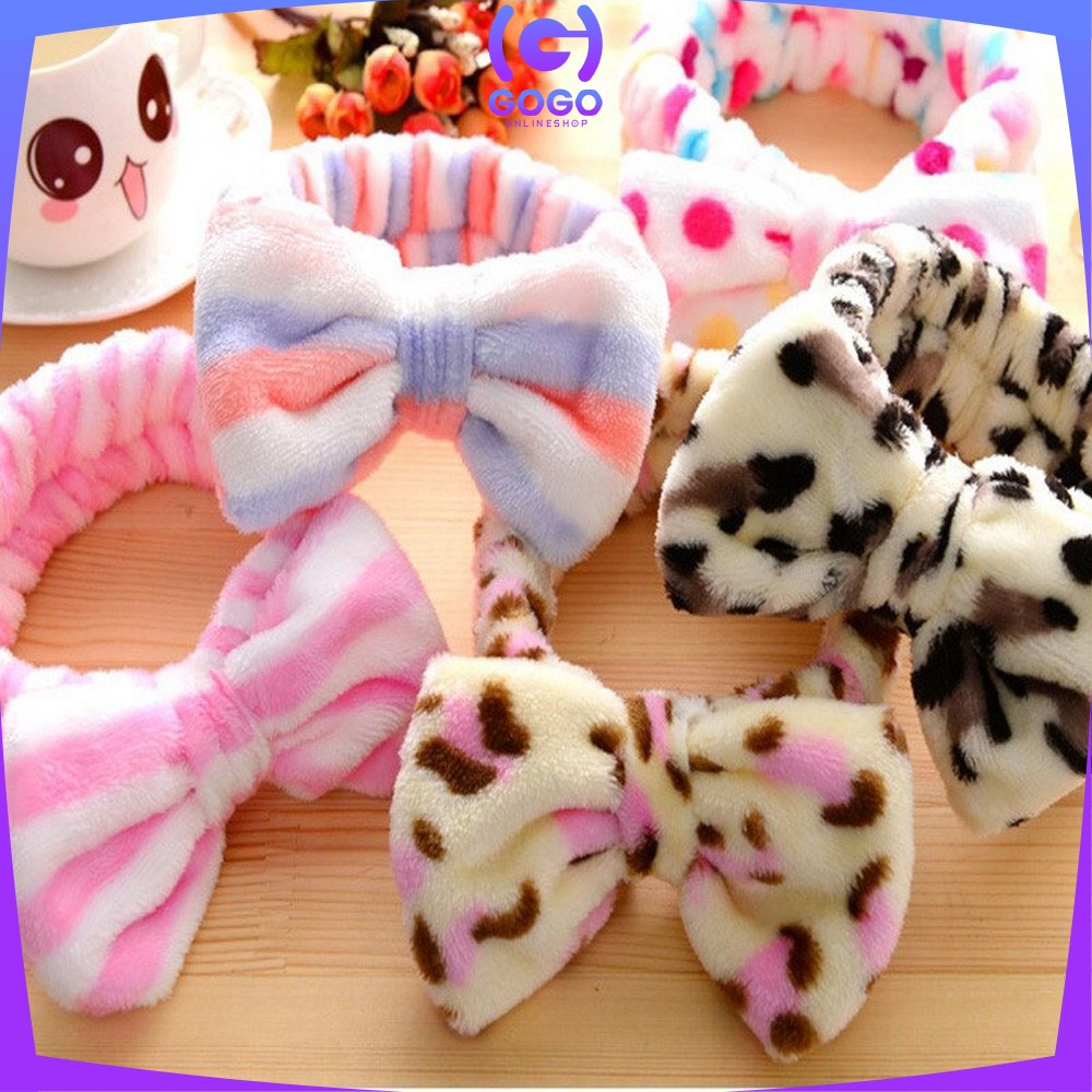 GOGO-C67-70 Bandana Masker / Bando Mandi Facial Headband Hairband Korea Model Pita Kelinci Kucing