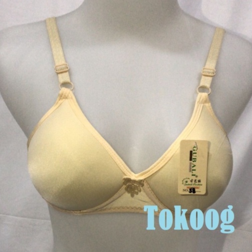 BH A5 BRA BUSA TANPA KAWAT KAIT 2 size 34 36 38 40 model lingcao murah bisa pilih warna polos