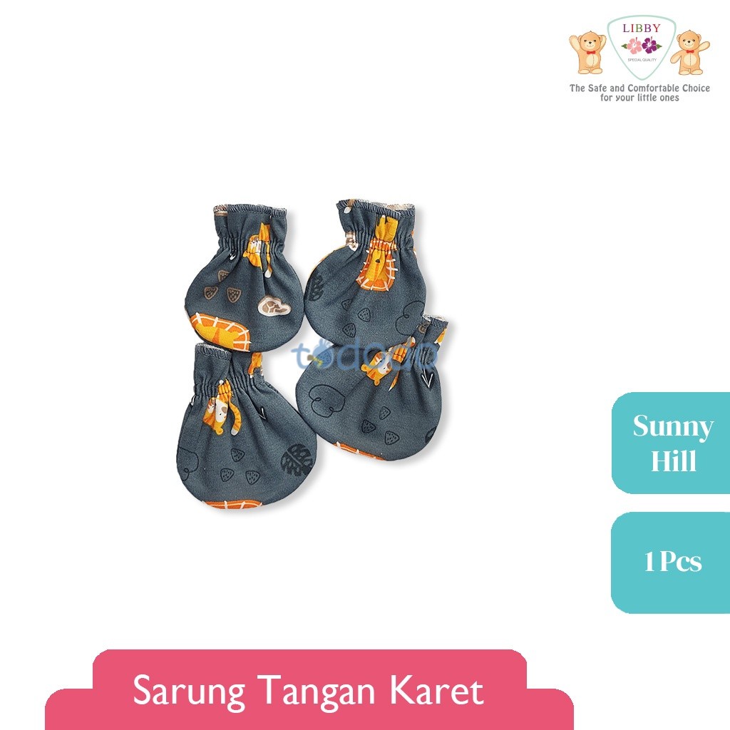 Sarung Tangan &amp; Kaki Bayi LIBBY Motif Sunny Hill (1pcs/set)