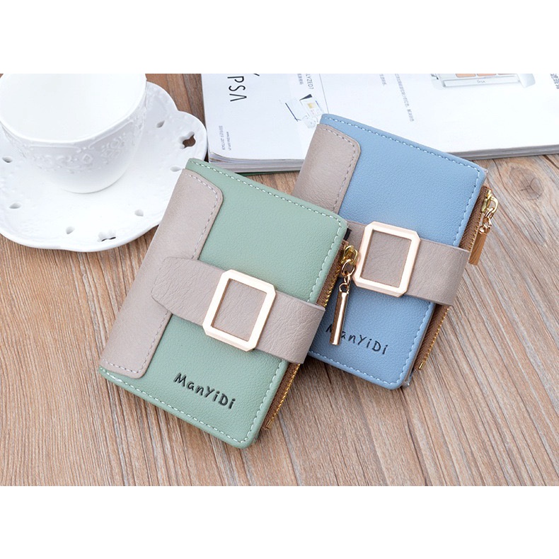 IMPOR ORIGINAL MANYIDI F18A DOMPET WANITA TERBARU DOMPET KEUANGAN MINI MUAT BANYAK