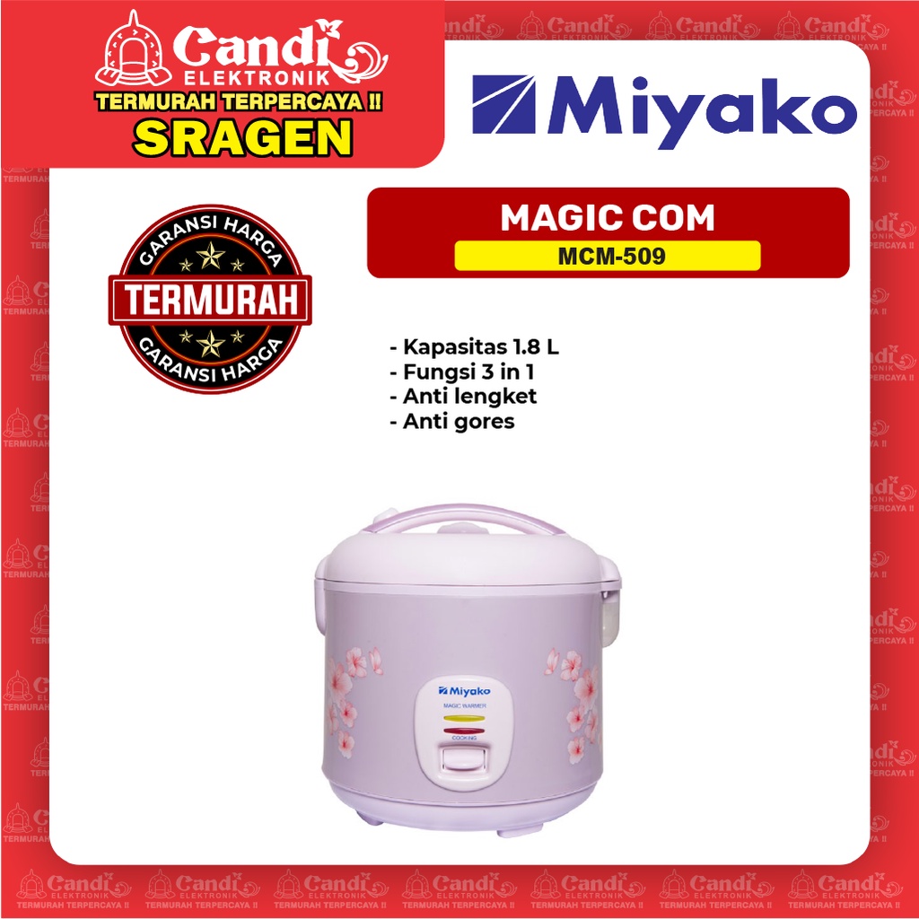 MIYAKO Magic Com 1.8 Liter - MCM 509