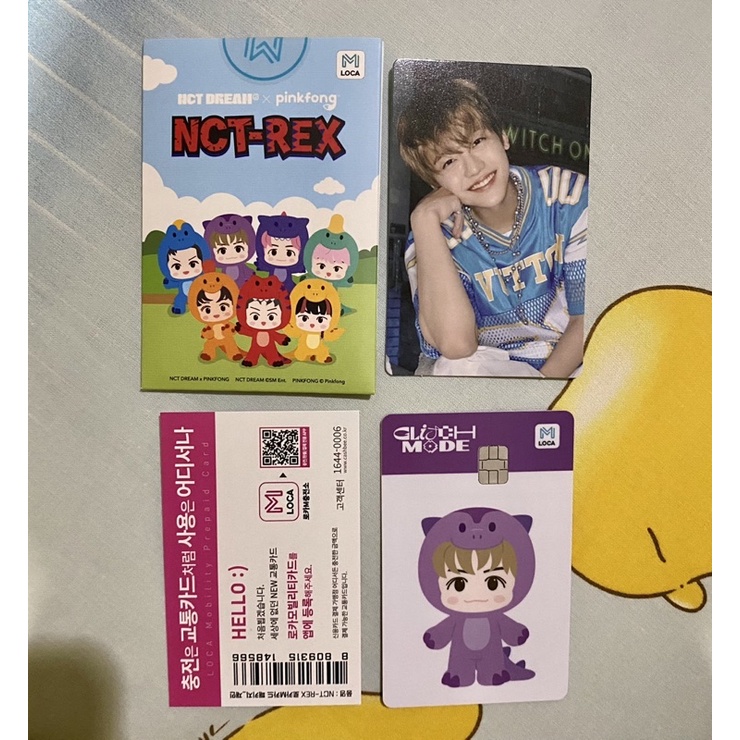 BOOKED‼️Jaemin photocard nct dream NCT-Rex X pinkfong locamobility card cashbee official jeno pc jis