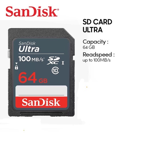 GARANSI 5 TAHUN SD CARD SDHC SANDISK ULTRA SERIES MEMORY CARD MEMORI KAMERA