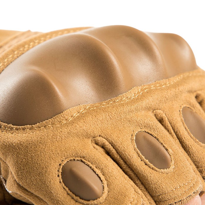 Sarung Tangan Setengah Jari Half Gloves Tactical Military Motor Sepeda - XL, Hitam