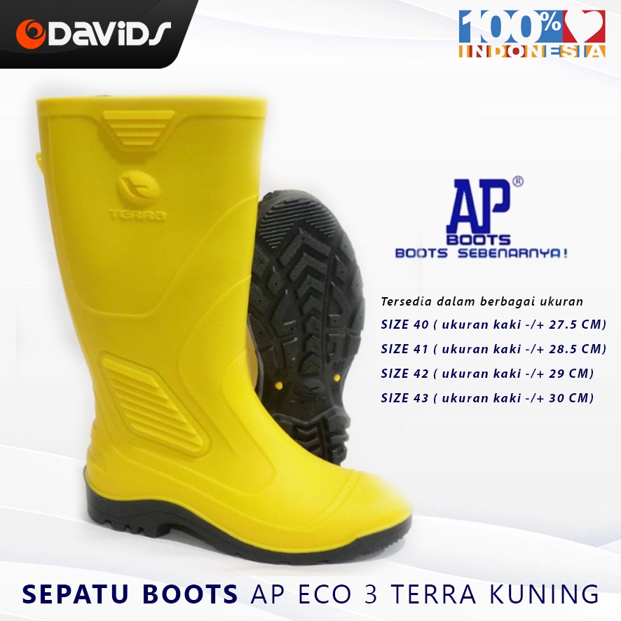 Ap Boots Sepatu Proyek Boot Tukang Bangunan Petani Apd Terra Eco 3