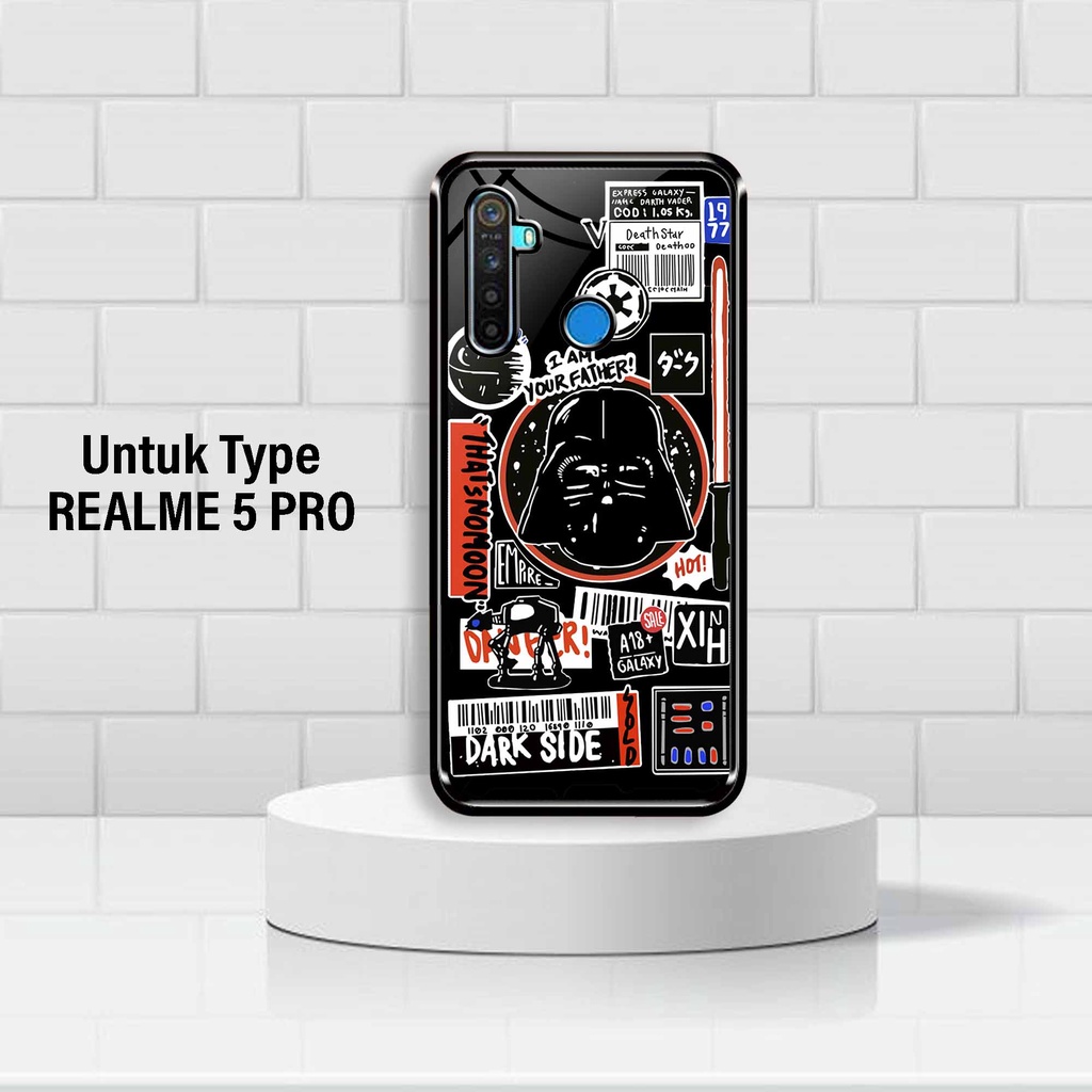 Case Realme 5 Pro - Hardcase Fullprint - Case Premium - Case Kilau - Untung Case 15 - Gambar STARWARS - Casing Realme 5 Pro - Silikon Realme 5 Pro - Case Realme 5 Pro Terbaru - Fashion Case - Pelindung Back Phone -
