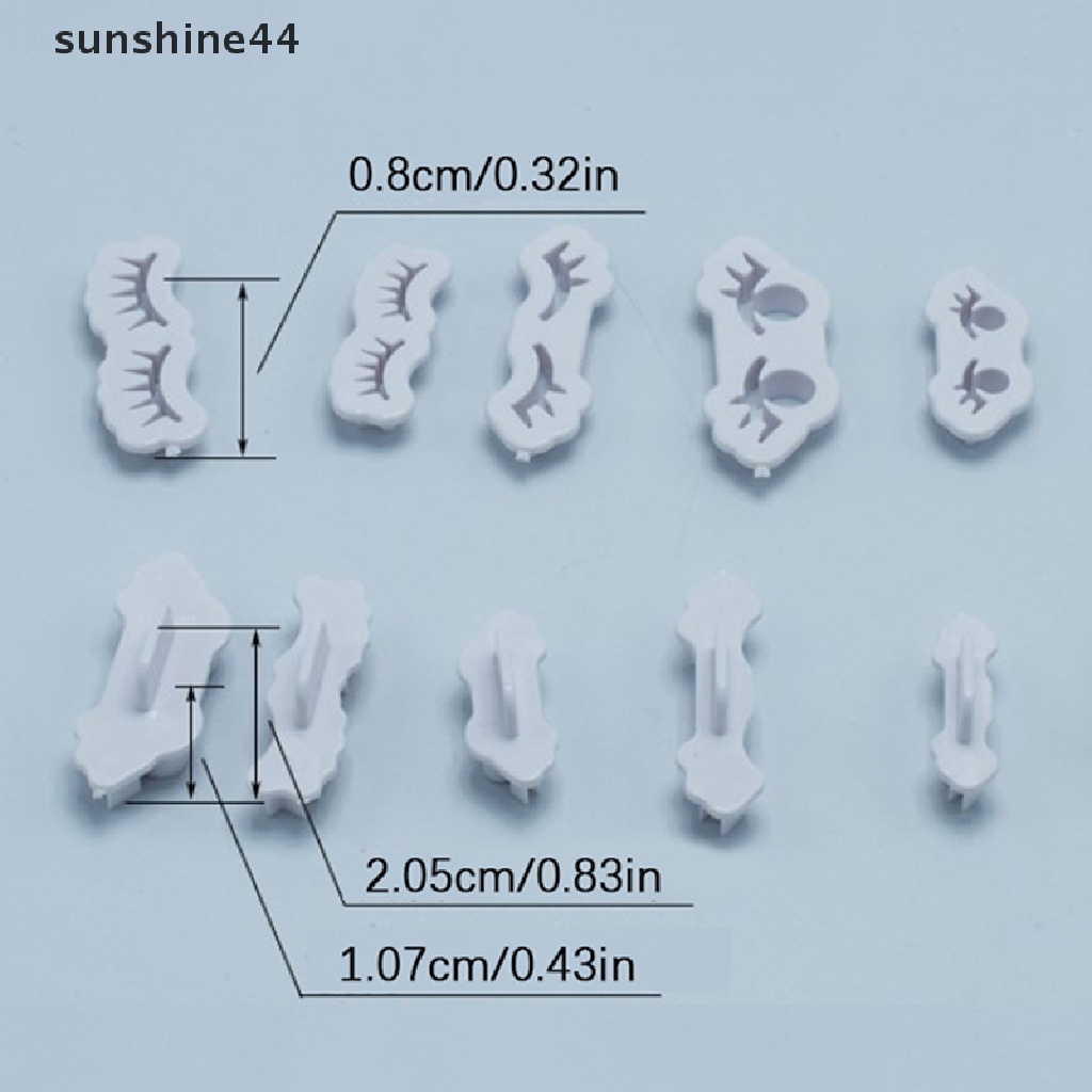 Sunshine Set Stamper / Cetakan Kue / Biskuit Bentuk Mata / Bulu Mata Kartun