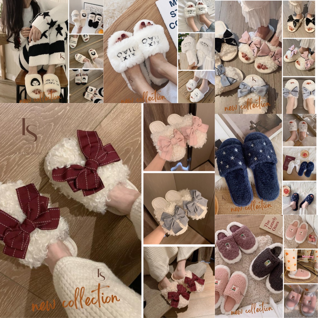 SANDAL BULU PREMIUM / SENDAL RUMAH SANDAL KAMAR / SANDAL CUTE BUNNY / SENDAL RUMAH KAMAR MANDI BERKUALITAS