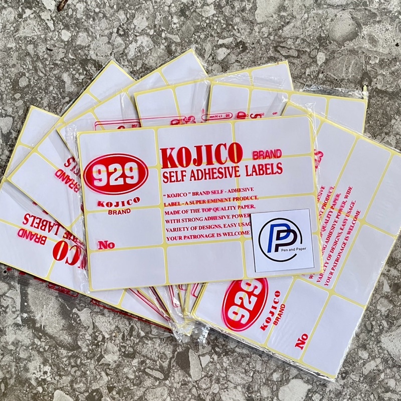 Kertas Tempel Undangan Adhesive Label Sticker Kertas Kojico 103