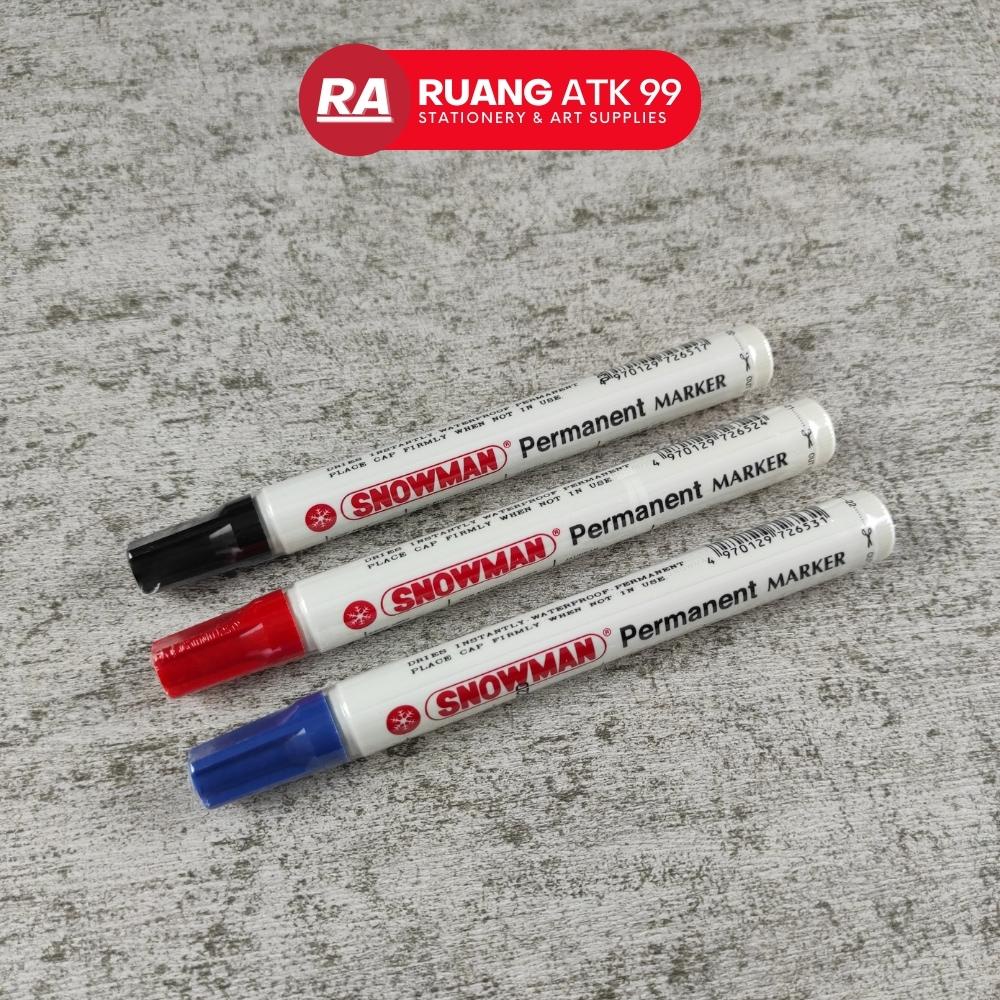 

Snowman Permanent Marker G-12 Spidol Snowman Tinta Permanent