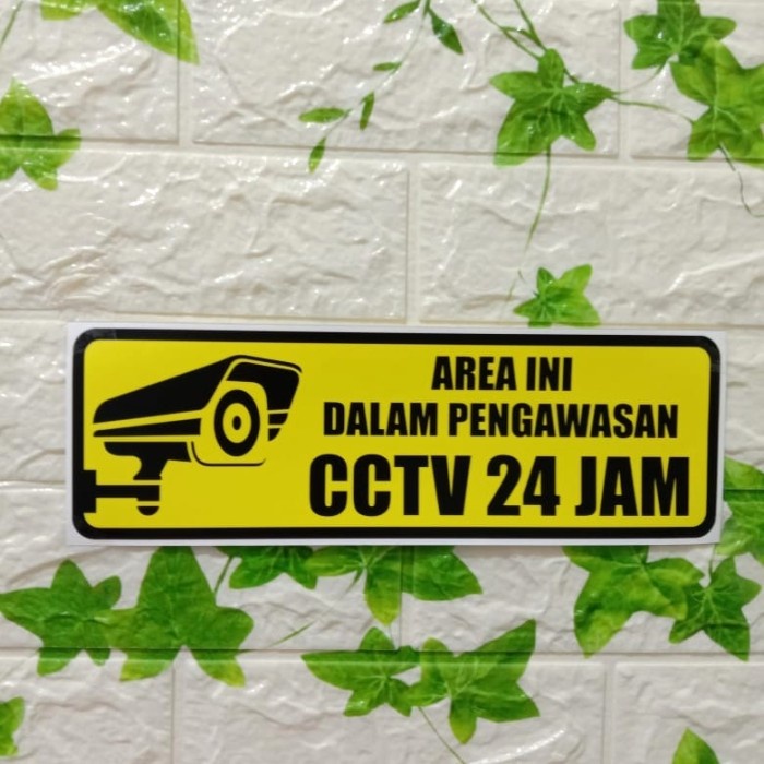 

Sticker Cctv Uk 10X30Cm