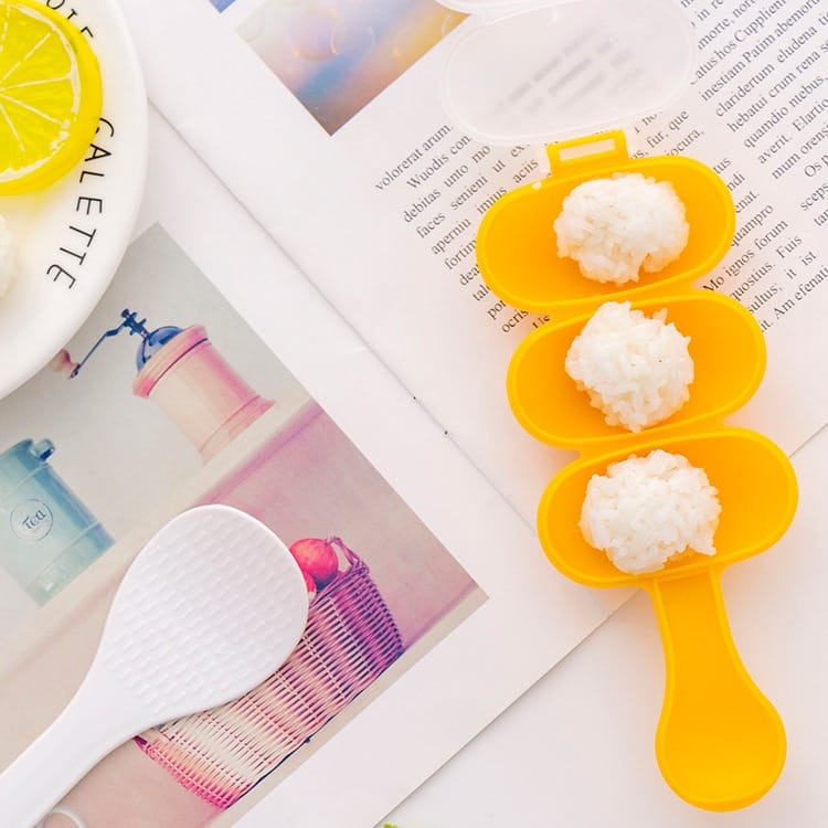 Cetakan Nasi Bento Rice Ball Shaker Daging Bakso Rice Mould Mold Bentuk Bola Bulat Sushi Rice Ball